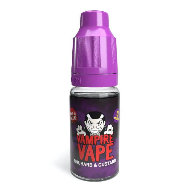 Rhubarb & Custard Freebase Vape Juice 10ml | Vampire Vape