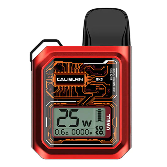 Uwell Caliburn GK3 Vape Pod Kit - Red