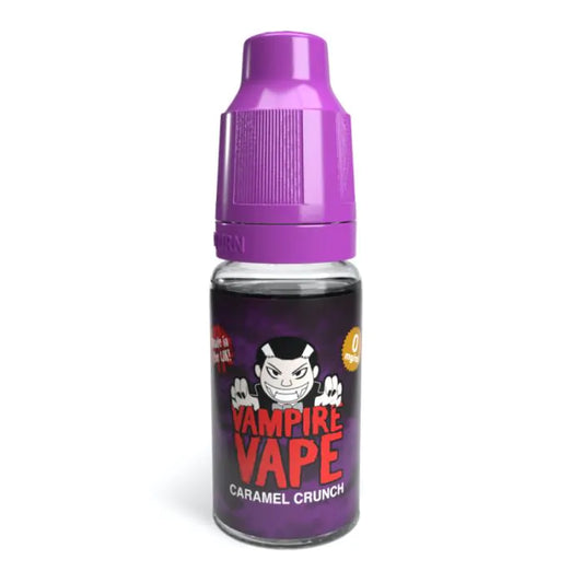 Caramel Crunch Freebase Vape Juice 10ml | Vampire Vape
