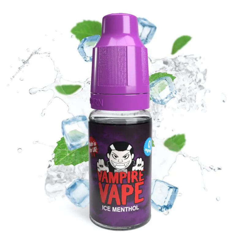 Ice Menthol Freebase Vape Juice 10ml | Vampire Vape